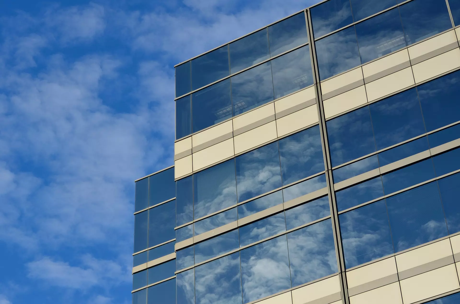 The top of a skyscraper