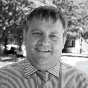 A photograph of Bruce Hanley